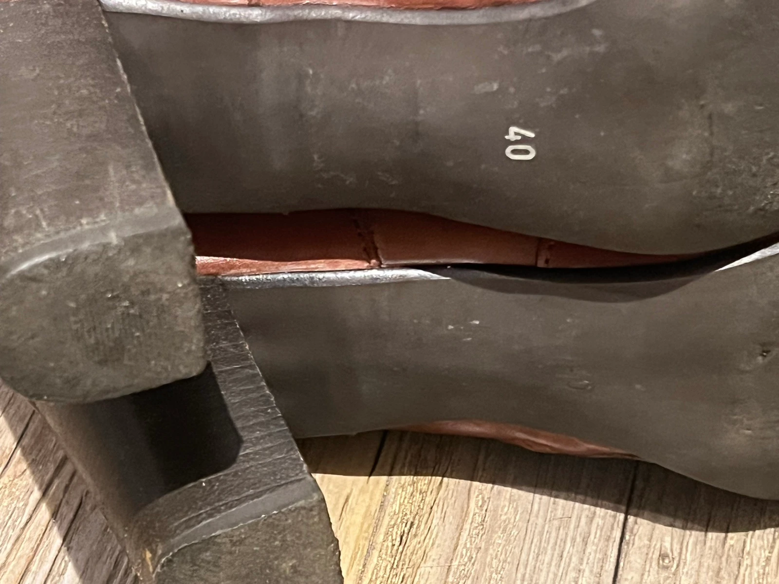 Minelli high leather heeled boots – photo 9